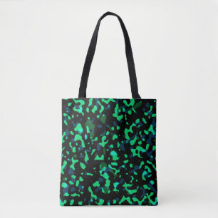 Trendy Cool Green Black Camouflage Tasche