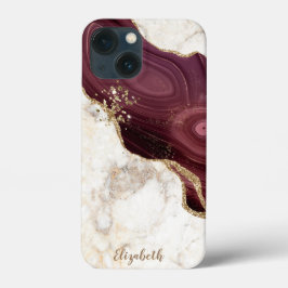 Trendy Cool Marble, Burgund Gold Case-Mate iPhone Hülle
