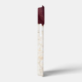 Trendy Cool Marble, Burgund Gold Case-Mate iPhone Hülle (Rückseite / Rechts)