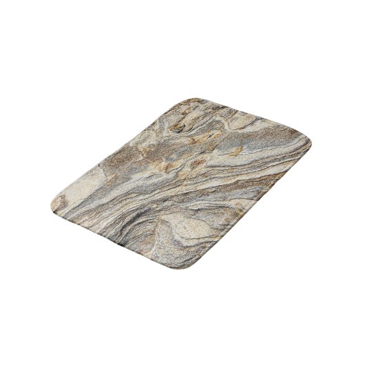 Trendy Cool Marble Pattern Badematte (Schrägansicht)