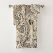 Trendy Cool Marble Pattern Badhandtuch Set (Insitu)