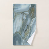 Trendy Cool Marble Pattern Badhandtuch Set (Handtuch)