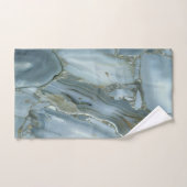 Trendy Cool Marble Pattern Badhandtuch Set (Handtuch)