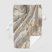 Trendy Cool Marble Pattern Golfhandtuch (Insitu)