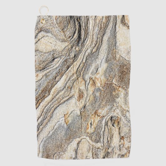 Trendy Cool Marble Pattern Golfhandtuch (Vorderseite)
