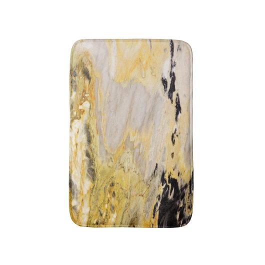 Trendy Cool Marble Stone Pattern Badematte (Vorderseite Vertikal)
