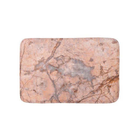 Trendy Cool Marble Stone Texture Badematte (Vorderseite)