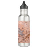 Trendy Cool Marble Stone Texture Edelstahlflasche (Rechts)