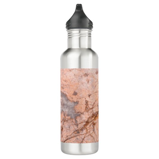 Trendy Cool Marble Stone Texture Edelstahlflasche (Rechts)