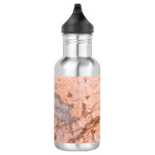 Trendy Cool Marble Stone Texture Edelstahlflasche (Rechts)