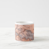 Trendy Cool Marble Stone Texture Espressotasse (Vorderseite)