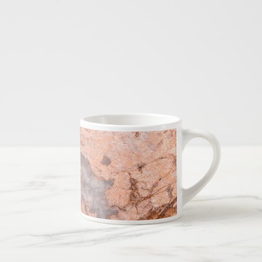 Trendy Cool Marble Stone Texture Espressotasse (Rechts)