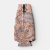 Trendy Cool Marble Stone Texture Flaschenkühler (Rückseite)