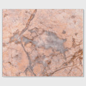Trendy Cool Marble Stone Texture Geschenkpapier (Flach)