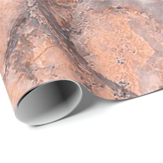 Trendy Cool Marble Stone Texture Geschenkpapier (Rolleneckpunkt)
