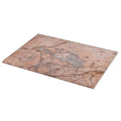 Trendy Cool Marble Stone Texture Schneidebrett (Ecke)