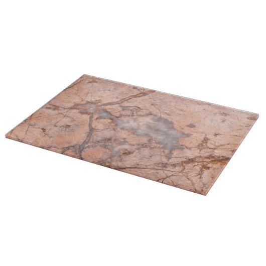 Trendy Cool Marble Stone Texture Schneidebrett (Ecke)