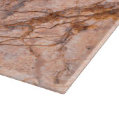 Trendy Cool Marble Stone Texture Schneidebrett (Ecke)