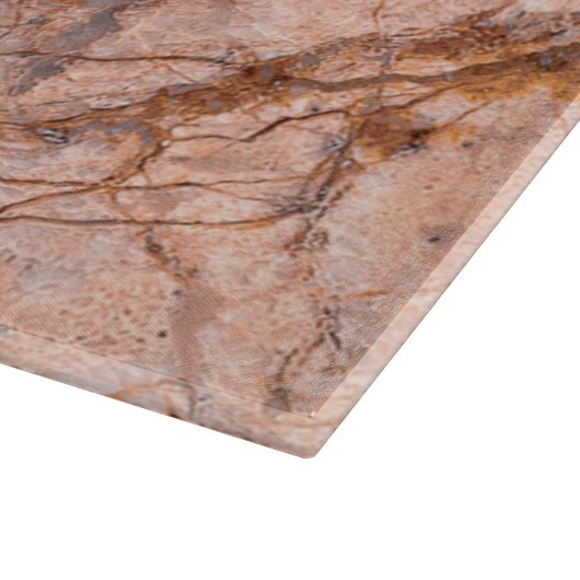 Trendy Cool Marble Stone Texture Schneidebrett (Ecke)