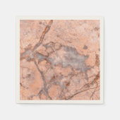 Trendy Cool Marble Stone Texture Serviette (Vorderseite)