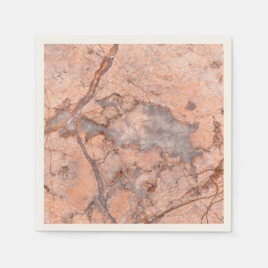 Trendy Cool Marble Stone Texture Serviette (Vorderseite)