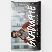 Trendy Cool Modern Urban Graduate Foto Banner (Vertikal)