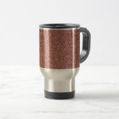 Trendy Cool Red Marble Stone Texture Reisebecher (VorderseiteRechts)