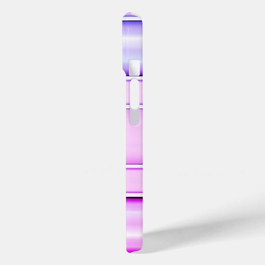 Trendy Cool Streifen Lila Case-Mate iPhone Hülle (Rückseite / Links)