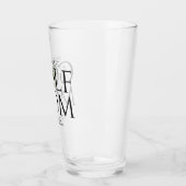 Trendy Cool "WORLD'S BEST GOLF MAMA" Green Pint Glas (Links)
