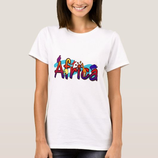 Trendy coole Afrikas u. der Spaßsafari-Frauen T - T-Shirt (Vorderseite)