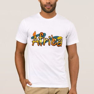 Trendy coole Afrikas und der Spaßentwurfs-Männer T-Shirt