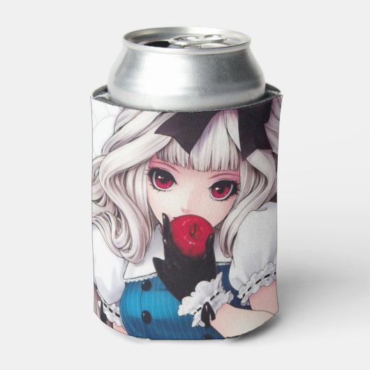 Trendy & Coole Anime Girl/Personalisierung Dosenkühler (Kanne Vorderseite)