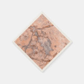 Trendy Coole Marmorstein-Textur Serviette (Ecke)