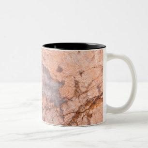 Trendy Coole Marmorstein-Textur Zweifarbige Tasse