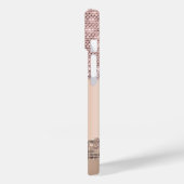 Trendy Copper Diamonds Monogram Case-Mate iPhone Hülle (Rückseite / Links)