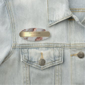 Trendy Copper Glitzer Marble Gold Namensschild (Beispiel)