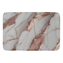 Trendy Copper Glitzer Marmor Badematte