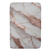 Trendy Copper Glitzer Marmor Badematte (Vorderseite Vertikal)