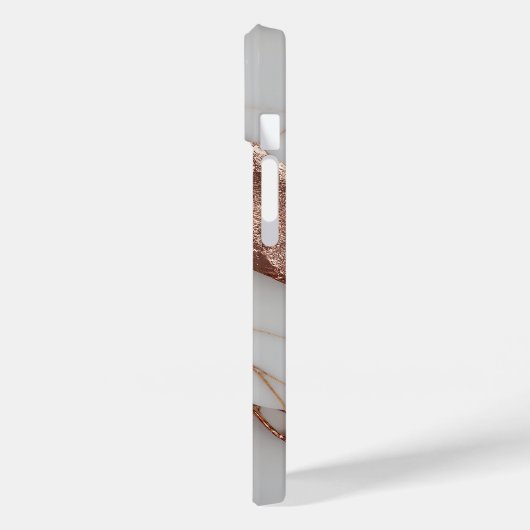 Trendy Copper Glitzer Marmor Case-Mate iPhone Hülle (Rückseite / Links)