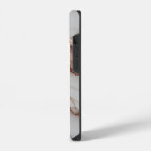 Trendy Copper Glitzer Marmor iPhone Hülle (Linke Seite)