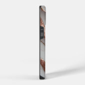 Trendy Copper Glitzer Marmor iPhone Hülle (Rechte Seite)