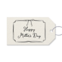 Trendy Coquette Bow Happy Mother's Day Champagne