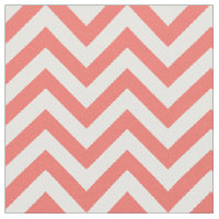 Trendy Coral Zickzack Pattern
