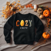 Trendy "COZY CREW" Saisonale Herbst-Winter Sweatshirt