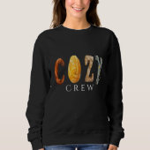 Trendy "COZY CREW" Saisonale Herbst-Winter Sweatshirt (Vorderseite)