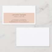 Trendy Creative Design Moderne Sleek Schlicht Luxu Visitenkarte (Vorne/Hinten)