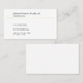 Trendy Creative Modern Design Minimalistisch Schli Visitenkarte (Vorne/Hinten)