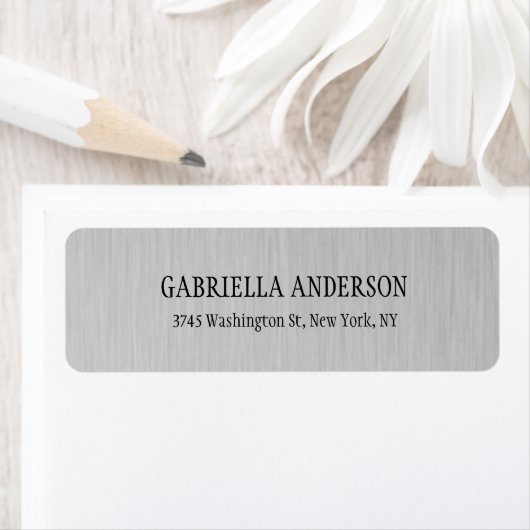 Trendy Creative Simple Modern Silver Gray (Insitu)