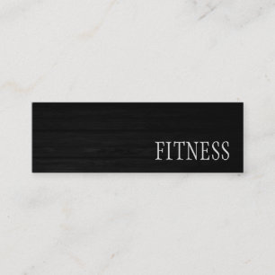 Trendy Creative Wood Fitness Sport Business Card Mini Visitenkarte