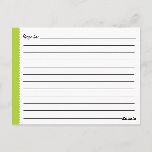 Trendy Cupcake Rezept Postkarte (Rückseite)